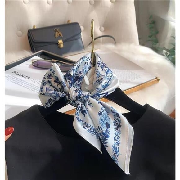 Mulberry Silk Neck Scarf - 07 - Picture 2 of 4